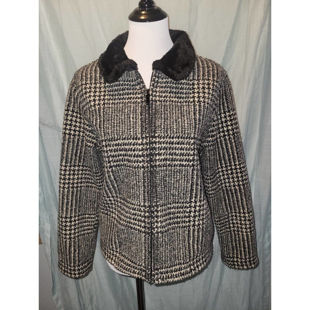 Talbots medium zip up jacket